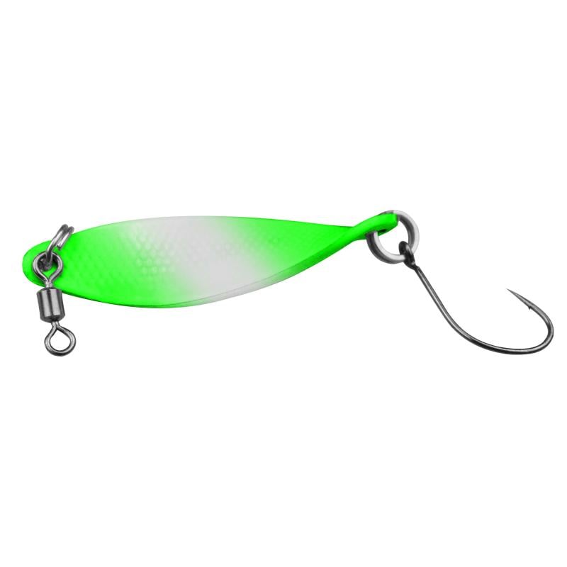 FTM Spoon Wob 3,2gr. neon grün lumi/schwarz m. Glitter